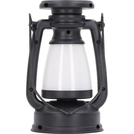 Lanterne LED vintage à intensité variable, portable et multifonctionnelle, idéale pour l'intérieur, l'extérieur, le camping et le jardin. (1/5)
