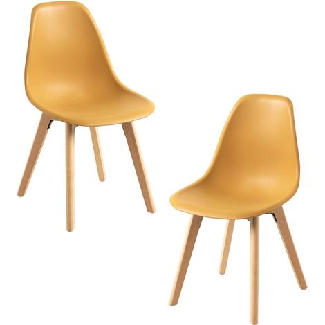 Packs Sillas Comedor - Pack 2 Sillas Kelen - Mostaza (1/5)