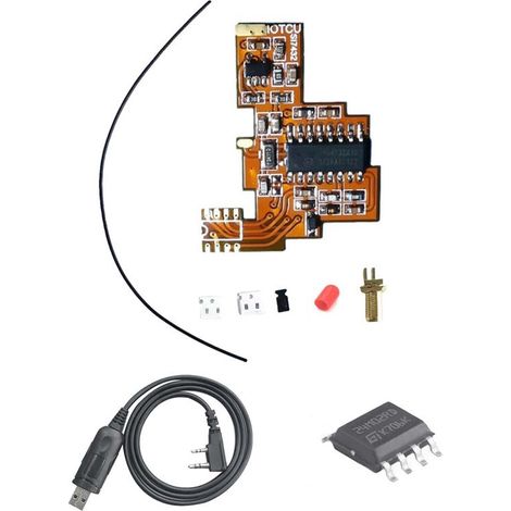 Kompatibel mit dem FPC SI4732 Modifikationsmodul + 2M Chip + Programmierkabel, geeignet für den Quansheng K5K6 Kurzwellenempfänger/die Dualantennenlösung.