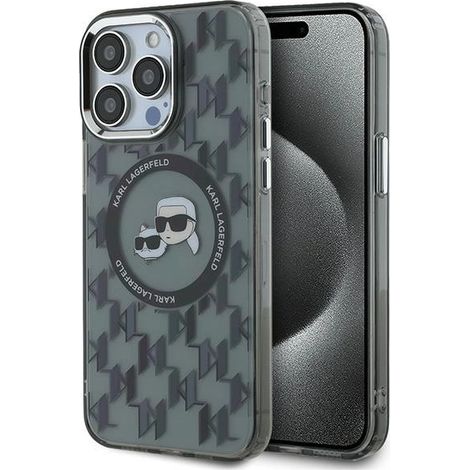 Karl Lagerfeld KLHMP15LHMCKMHK iPhone 15 Pro 6,1 Zoll schwarz/schwarz IML Monogram Karl&Choupette Kopf MagSafe (1/5)