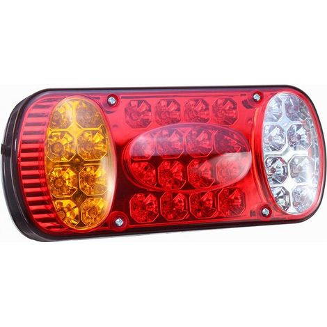 2 PCS 12 V 32 LED feu stop arrière feu indicateur de frein arrière lampe camion remorque caravane (1/5)