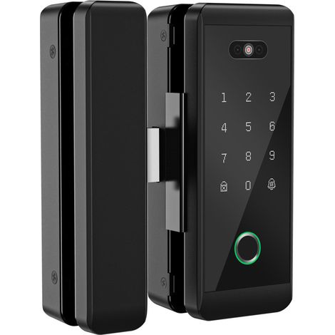 Intelligente Türschlösser mit WLAN und Fingerabdrucksensor, schlüssellos, für Glas-, Metall- und Holztüren, Fernsteuerung über die mehrsprachige TY-App (1/5)