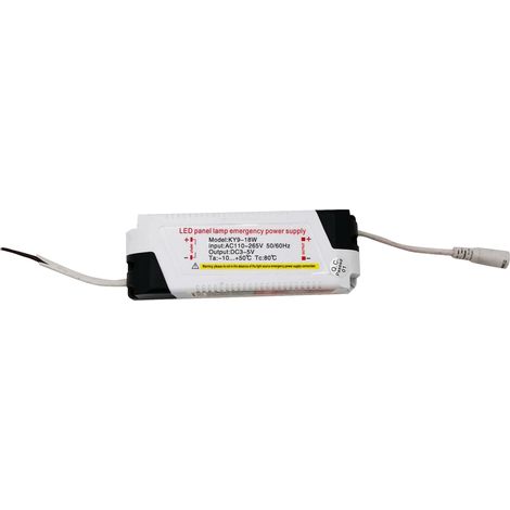 Alimentatore Led Driver 18W Corrente Emergenza 265V Luce Pannello Faretto