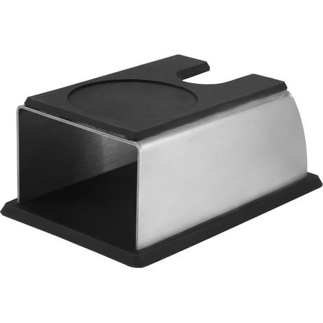 Support pour tasseur à café en acier inoxydable noir antirouille et durable (1/5)