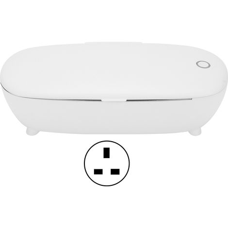 Nettoyeur ultrasonique 46kHz pour bijoux, lunettes, 450ml, machine à laver mini, prise UK AC220V (1/5)
