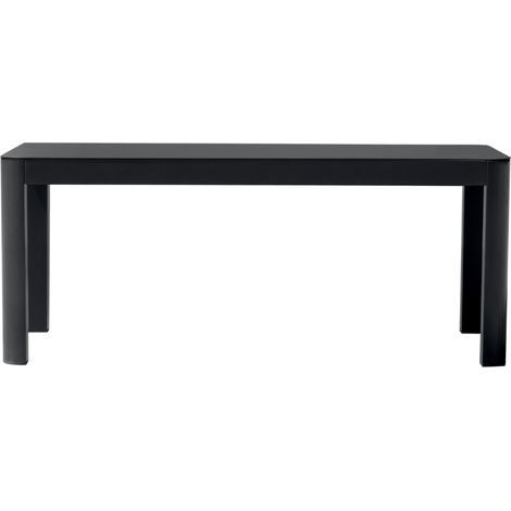 Tavolino da salotto per giardini e hotel altezza 40 cm alluminio antracite (1/3)