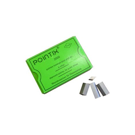 2000 punte diamantate per pistola smaltatura TECHMAN