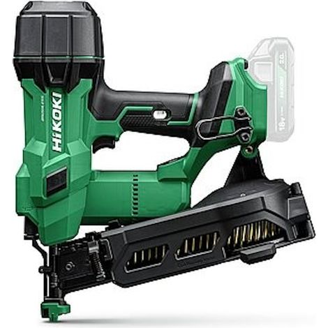 Hikoki – Cloueur 45mm 18V – Tête ronde – Pour bardage bitumé – Technologie sans fil – Rouleau sans batt/charg.