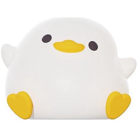 mignon Canard Veilleuse Led Lampe De Chevet Doucement Pincer Lumineux Bb Veilleuse Led Rechargeable Veilleuse Bb Lampe De Chevet Cadeau Pour Enfan (1/5)