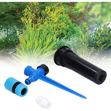 Verstellbarer G1/2-Regner mit 360° automatisch drehbarer Düse für die Garten- und Rasenbewässerung (1/5)
