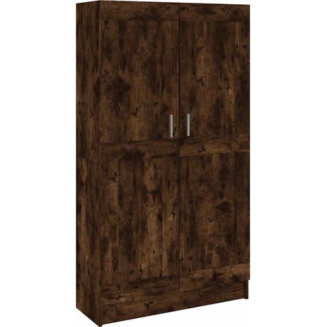 Maison Exclusive - Bücherschrank Räuchereiche 82,5x30,5x150 cm Ho (1/5)