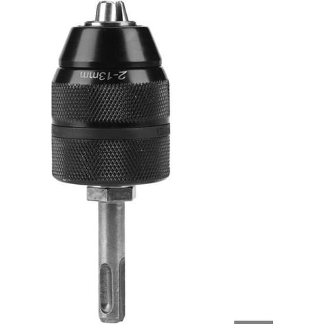 Mandrin de perçage SDS, mandrin de perçage, 2-13 mm 1/2-20UNF, avec adaptateur d'outil SDS-plus, mandrin à trois mors (1/4)
