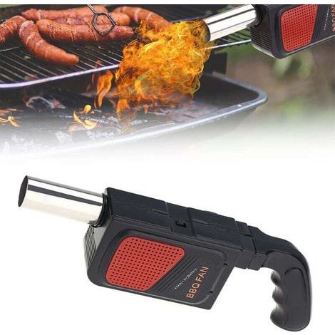 Ventilatore elettrico portatile per barbecue, soffiatore per barbecue ideale per campeggio, picnic, barbecue all'aperto, regalo di Natale per il marito. (1/4)