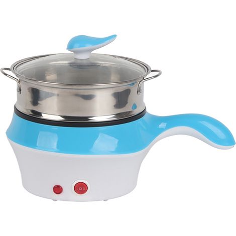 Poêle électrique multifonction portable 2 vitesses, mini cuiseur à riz et wok pour étudiant dortoir (220V AU) (1/5)