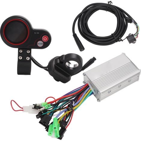 Kit de contrôleur électrique sans balais 24V‑48V 250W/350W pour scooter avec écran LCD et câble étanche (1/5)