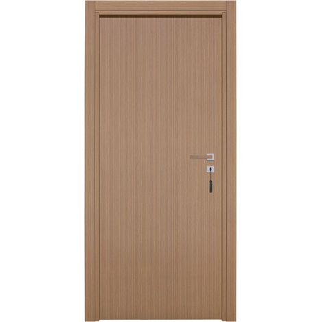 Bloc-porte pose fin de chantier collection PREMIUM Miro, H.204 x l.83 cm, aspect chêne gris, réversible