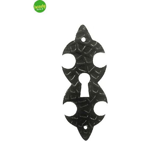 Bocchetta copriforo Handy ferro battuto 80mm