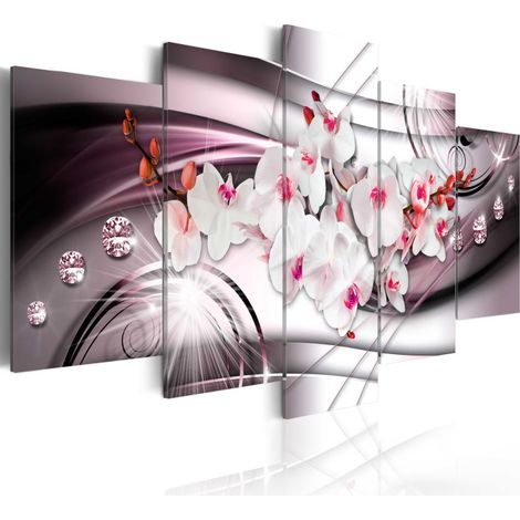 Tableau Imprimé "Orchidée Délicate" 50 x 100 cm (1/2)