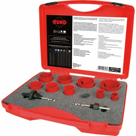 Assortiment de scies-cloches bimétal HSS en coffret plastique (1/5)
