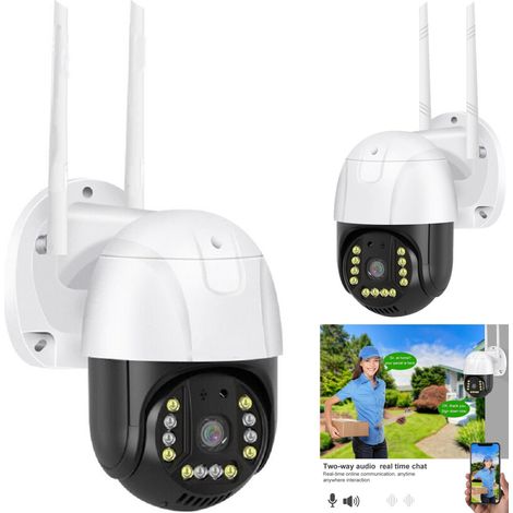 Trade Shop - TELECAMERA PTZ PANORAMICA SMART IP 1080P Q-S902 WIFI 2K HD SECURITY - (1/5)