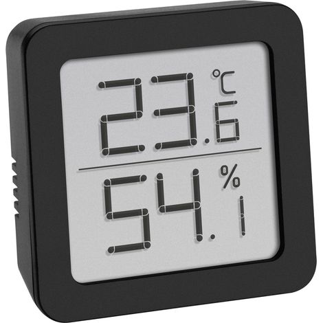 TFA Dostmann Thermo-/Hygrometer Schwarz 30.5051.01 (1/4)