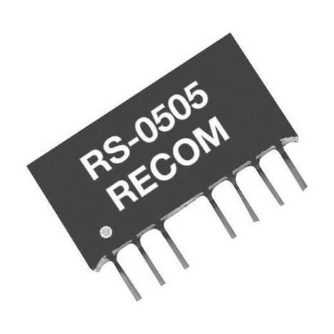 RECOM RS-1212D Convertitore DC/DC da circuito stampato 12 V/DC 12 V/DC, -12 V/DC 83 mA 2 W Num. uscite: 2 x Contenuto 1