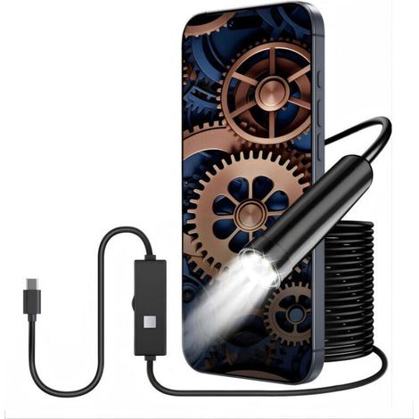 Caméra endoscopique avec lumière, avec caractéristiques : 6L, LED, Table, 10M, 8,0MM (1/5)