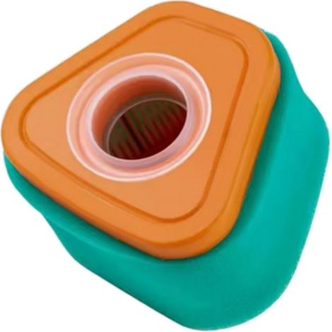 Trade-Shop 2in1 Luftfilter-Set kompatibel mit Briggs & Stratton Motoren wie 123P02-0004-H5 123P07-0016-F1 / Ersatzteil für Rasenmäher, Rasentraktor