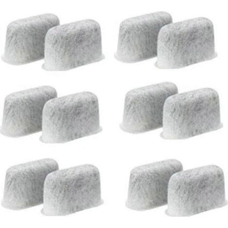Lot de 12 filtres à eau de rechange au charbon actif pour toutes les cafetières (1/5)