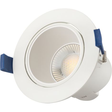 Foco Downlight LED Orientable Empotrable 8W 750Lm CCT 3000-6500ºK (Tonalidad Luz Regulable) 60º  IP20 [SE-SCL309B-8W-W-CCT]