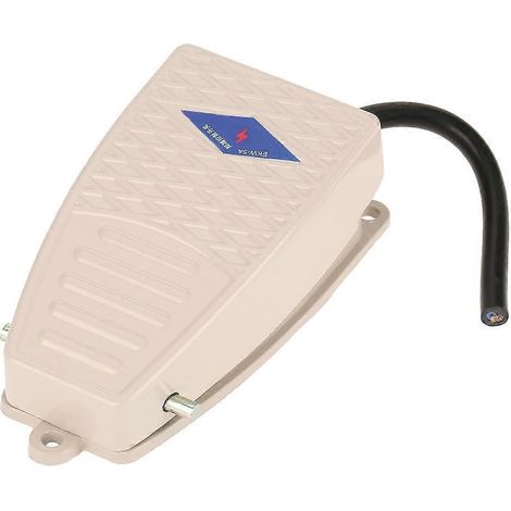 Boîtier en aluminium EKW-5A-B, interrupteur à pédale momentané normalement ouvert (1/4)