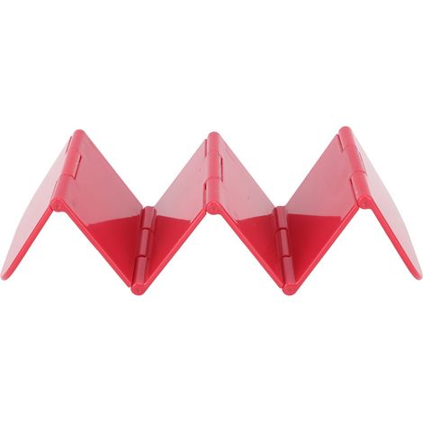 Support à tacos stable, compatible lave-vaisselle et micro-ondes, pour restaurants, cuisines et fêtes, rouge.