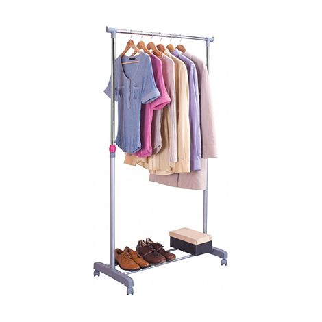 Porte-manteau en métal avec roulettes 87x170cm 604027 cuncial (1/2)