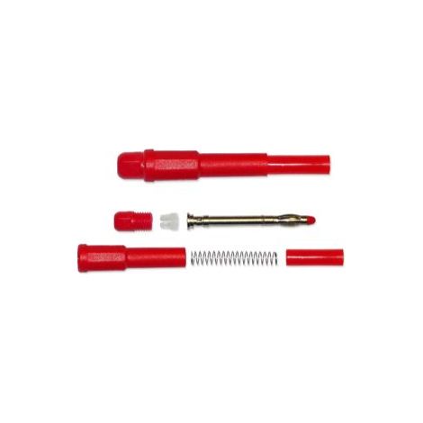 Fiche banane 4 mm RS PRO Rouge Mâle 20A 1000V