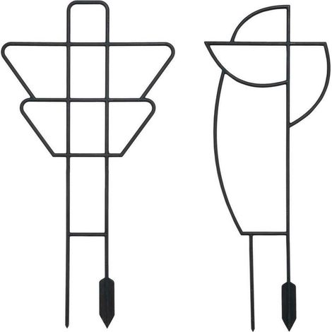 Geometrische Pflanzenstützen, 2 Stück. (1/5)