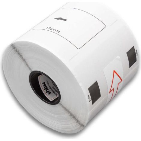 vhbw Label Roll 62mm x 100mm (300 Label) compatible with Brother PT QL-710W, QL-720, QL720NW, QL-710 Label Maker White