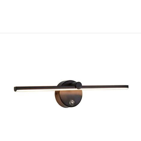 Lampes pour Miroir LED Dimmable avec Interrupteur, Applique Salle de Bain Rotative à 300° LED 5W 4000K Lampe Miroir Salle de Bain 41CM (1/5)