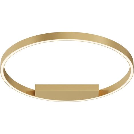 Plafoniera LED anello ottone/bianco 35W 60cm Maytoni RIM (1/3)