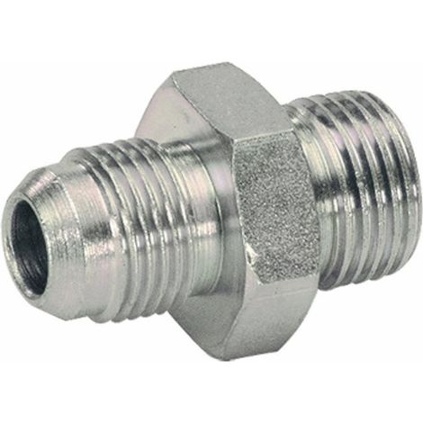 Raccord de jonction JIC 9/16-18 Gas 3/8" (Lot de 5) (1/2)