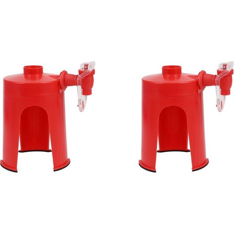 2 bombas de plástico tipo presión reversibles para botellas de Coca-Cola, para convertir una fuente de agua potable en un dispensador de agua potable.