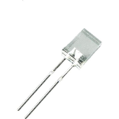LED rectangular azul de 2x5 mm, 5 unidades