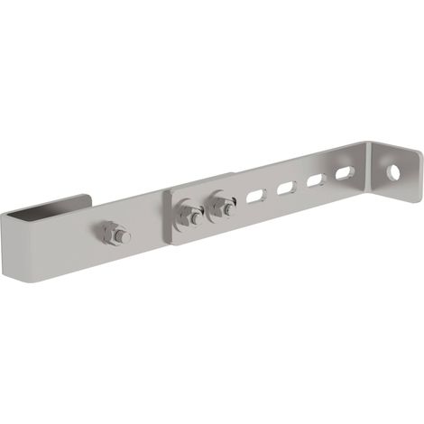 MUNK Wandhalter für Schachtleitern verstellbar 150-300 mm Edelstahl für GFK-Leiter 1 Stück