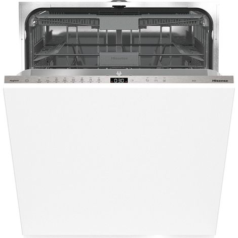 Hisense HV663C62. Posizionamento dell'apparecchio: A scomparsa totale, Dimensione: Dimensione massima (60 cm), Colore pannello di controllo: Acciaio inox. Numero di coperti: 16 coperti, Classe emis... (1/5)