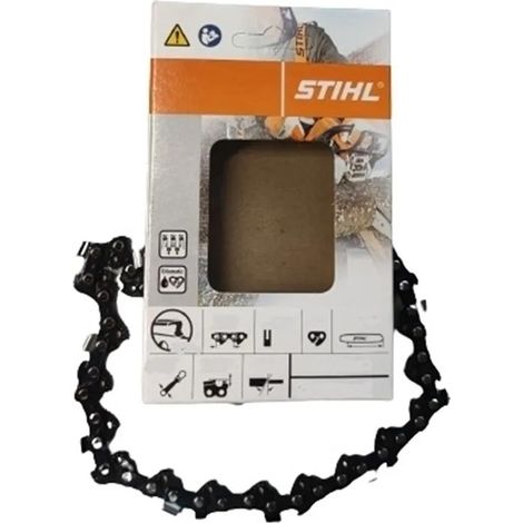 Stihl – Chaîne de tronçonneuse Picco Super 3/8P 1,3 mm 55 maillons – Longueur 40 cm – Faible rebond et vibrations – Haute performance de coupe (1/2)