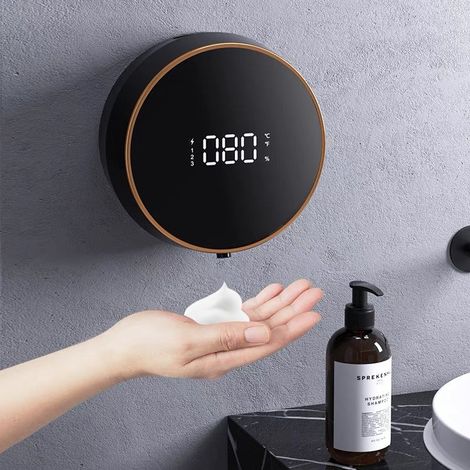 Distributeur Savon Mousse 300ml 3 Niveaux Mural Salle Bain Cuisine (1/4)