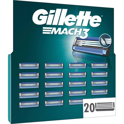 Gillette Mach3 Systemklingen 20er Ersatzklingen