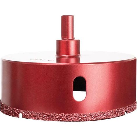 Diamantés Scie Cloche Foret, Coupe-Trou de Performance pour Verre/Tuile/Granit/Marbre (100mm) (1/4)