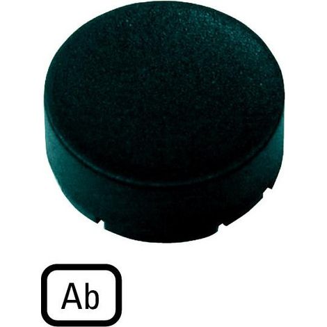 Étiquette saillante noire AB EATON M22-XDH-S-D4