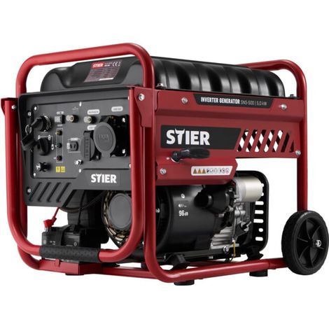 STIER Groupe électrogène onduleur SNS-500 5,0 kW 75 dB(A)