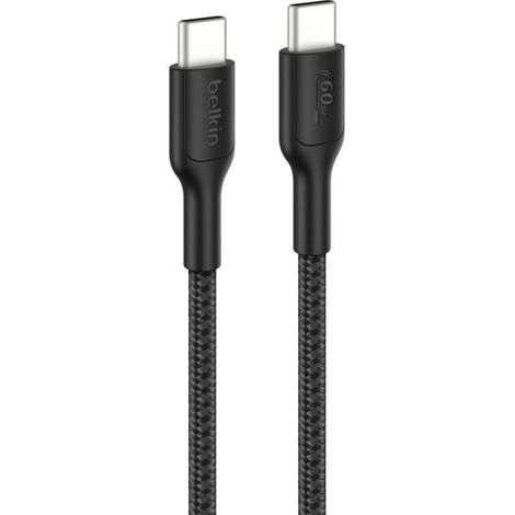Câble USB-C vers USB-C Gaming - BELKIN - Nintendo Switch 2 - 60 W - Noir (1/5)